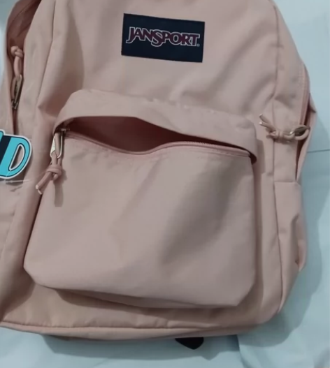 【正品放漏】jansport杰斯伯蜜蜡粉全...