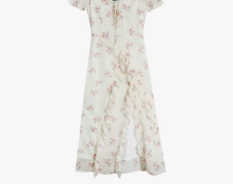 DREAM SEVEN77 碎花吊带连衣裙...