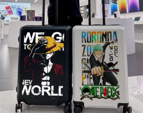 旅行箱 海贼王行李箱潮流日系学生男24寸万...