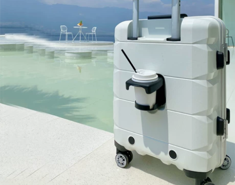 Lucky+Club多功能开口行李箱小型2...