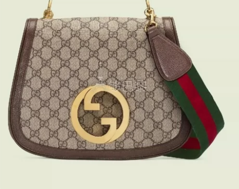 够巴黎 GUCCI古驰   圆形互扣式双G...