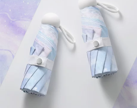 ?迷你ins超轻小太阳伞防晒防紫外线女遮阳...