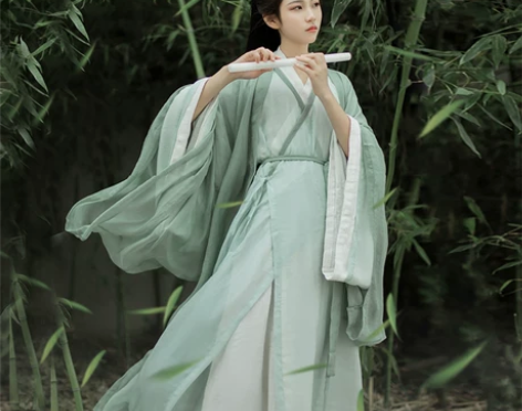 魏晋风汉服男女全套改良中国风超仙气飘逸古风...