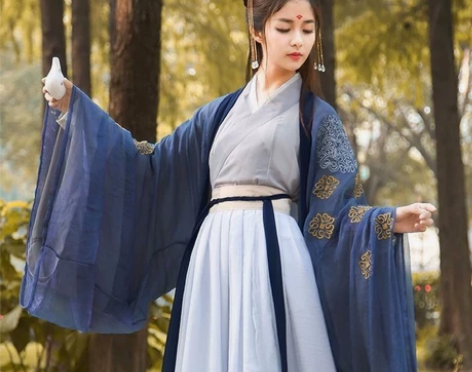 魏晋风大袖衫明制汉服男女同款全套中国风女夏...