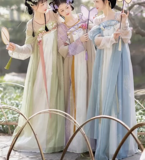 玉术【春烟里】原创汉服女齐胸襦裙唐制春夏薄...