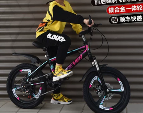 永久儿童自行车女孩8-10-12岁中大童男...