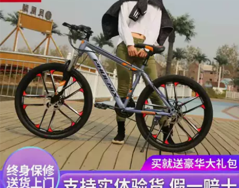 凤凰山地自行车男女变速轻便单车成人学生越野...