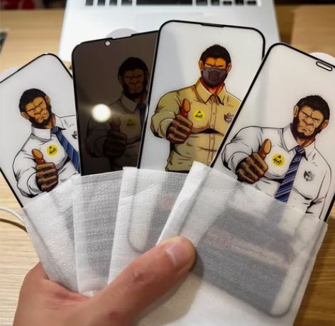 大猩猩正品手机贴膜蓝猩钢化膜【2张价】货狠...