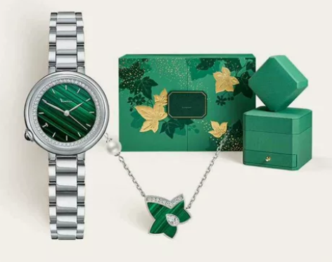 lola rose复古小绿表，全新项链套 ...