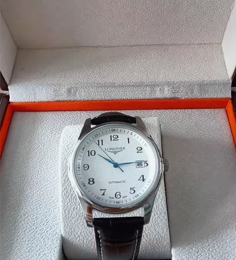 闲置出个 浪琴单厉 男士机械表   真皮男...