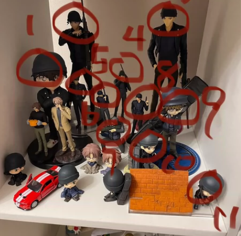 名侦探柯南赤井秀一手办 如图拆摆，除了贵的...