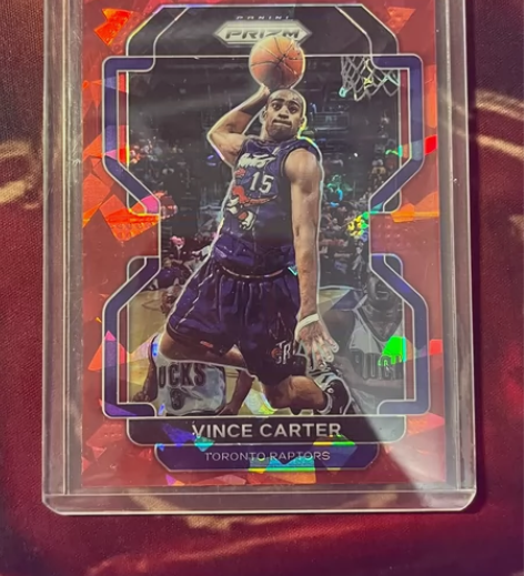 猛龙 文斯 卡特 prizm 红碎冰 折射...