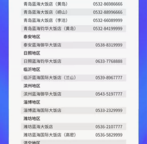 济南 青岛 泰安 日照 临沂 滨州 淄博 ...