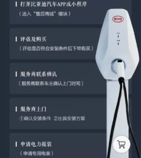 BYD/比亚迪比亚迪原厂充电桩安装权益，本...