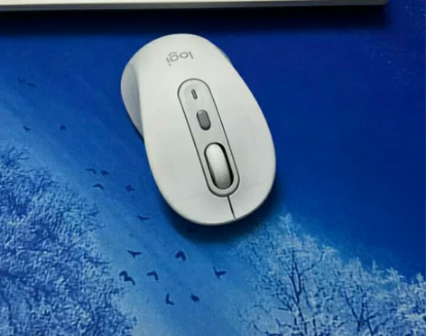 罗技M750 M码手版白色 无线蓝牙三模鼠...