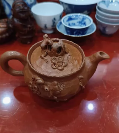 日本万古烧 手捏青蛙后手急需，田岛胜三作 ...