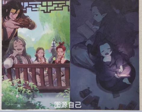 【收】罗小黑战记节气明信片 手账 罗小黑 ...