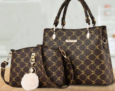 真皮牛皮芭藜袋鼠真皮子母包2021新款时尚...