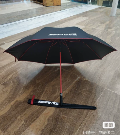 奔驰AMG27寸30寸黑胶红边时尚商务长直...