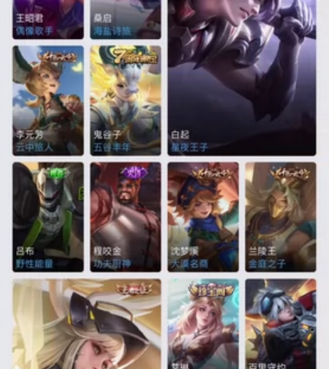 王者部落冲突一体号，王者精品皮肤有凤求凰、...