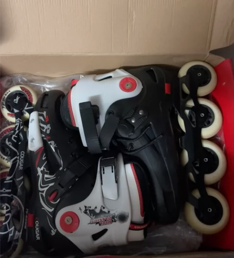 美洲狮 溜冰鞋 成人 花式单排旱冰鞋轮滑鞋...