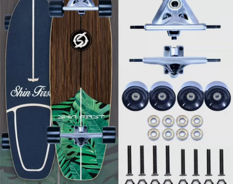 非YOW陆地冲浪板，升级版CX7支架（转向...