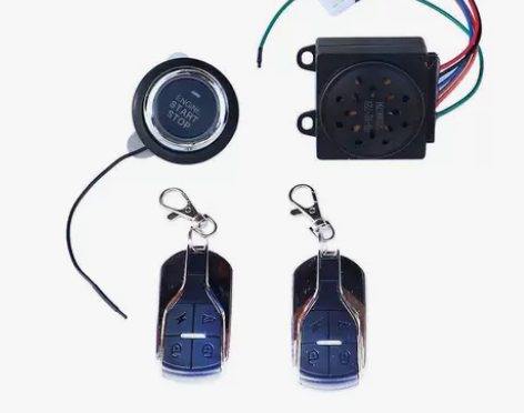 报警器电瓶车防盗器智能电机锁一键启动全新￥...