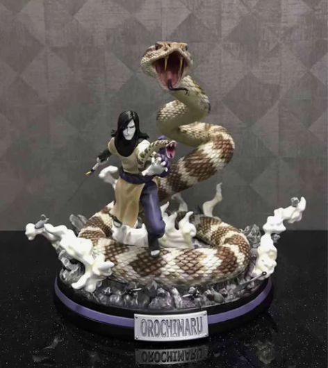 大蛇丸 火影 手办雕像 全配无损  无盒（...