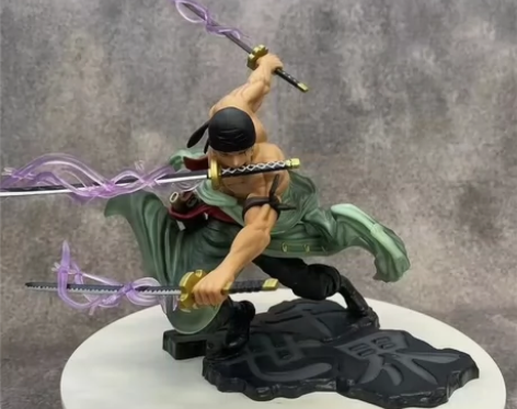 海贼王手办三千世界索隆GK优质版大号双头雕...