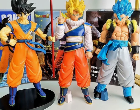 七龙珠手办LC宇宙服孙悟空超级赛亚人 超蓝...