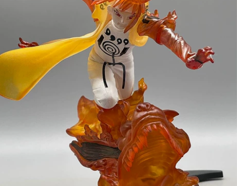 【全新】火影四代目波风水门九尾模式手办模型...