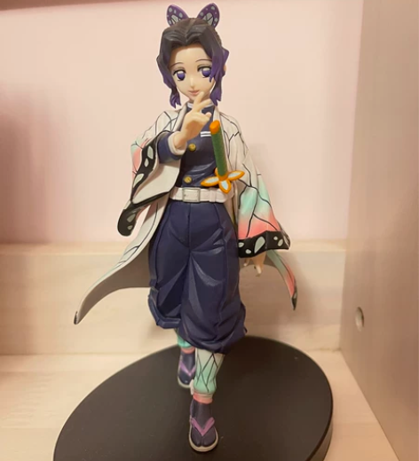 万代鬼灭之刃手办眼镜厂 正品蝴蝶忍手办  ...