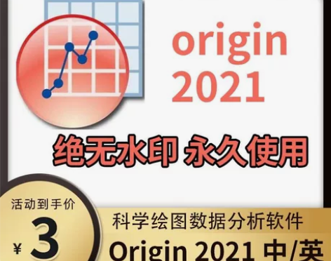 origin2021科学绘图、数据分析软件...
