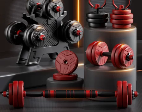 【狂欢价】朗威哑铃健身器材家用男女士一对套...