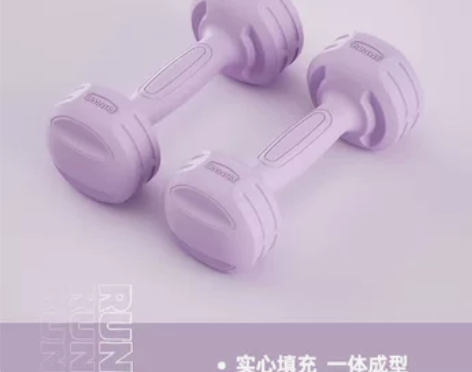 朗威哑铃女士健身家用器材儿童瑜伽女壶铃式练...