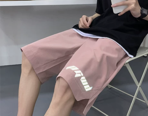 运动短裤女2022新款夏宽松休闲大裤衩直筒...