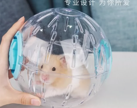 刺星球仓鼠玩具跑球跑轮滚轮运动球支架金丝熊...