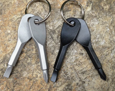 【特价包邮】创意钥匙扣便携螺丝刀精铸钢迷你...