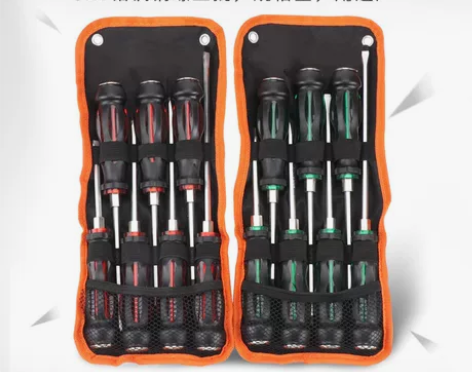 7件套穿心螺丝刀套装十一字起德国进口钢带磁...