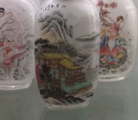 内画鼻烟壶山水 感兴趣的话点“我想要”和我...