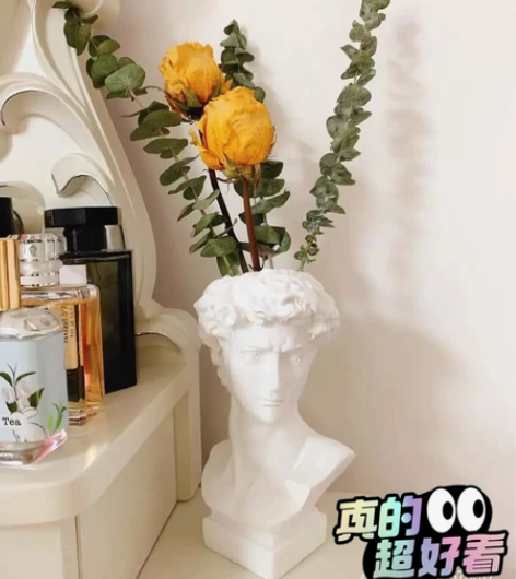 【特价包邮】4元一个摆件文艺复古摆件大卫雕...