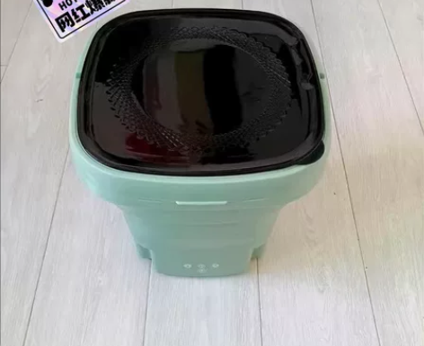 超市不开了！全新折叠洗衣机小型迷你女寝室全...