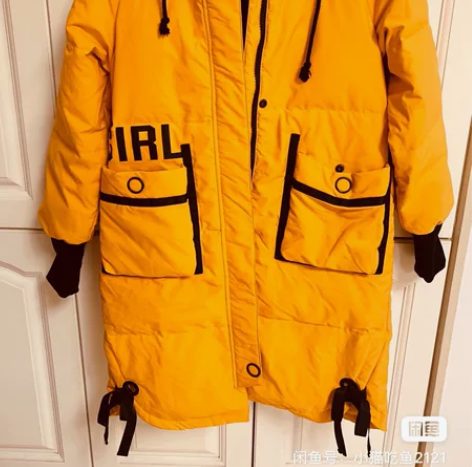 法国品牌Cache cache羽绒服，9成...