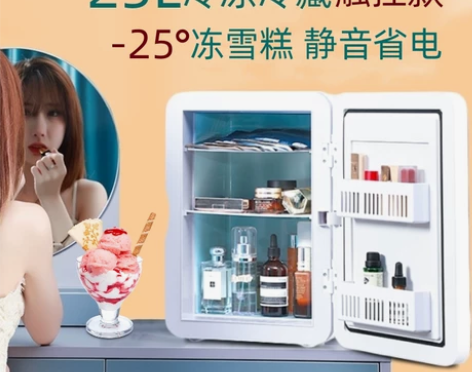 夏新mini迷你小型车载冰箱冰柜一人学生宿...