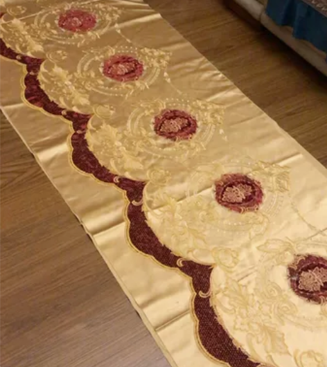 窗帘帘头花边床幔床裙沙发盖巾，面料绣工嘎嘎...