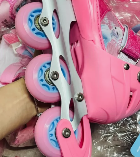 溜冰鞋 正品迪士尼联名冰雪奇缘 31-34...