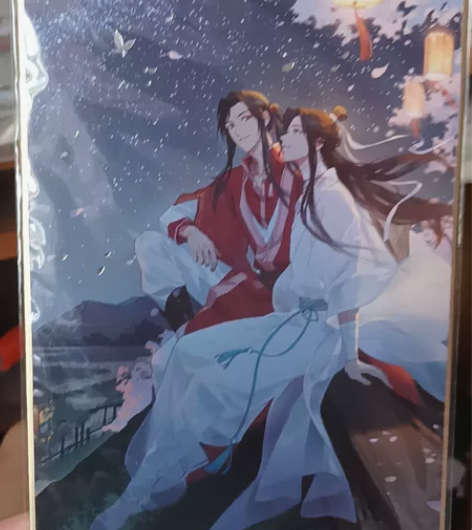 《天官赐福》动画烫金色纸 星河夜影 全新未...