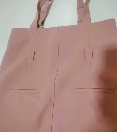 时尚高腰显瘦中裙百搭背带裙2022年夏装新...