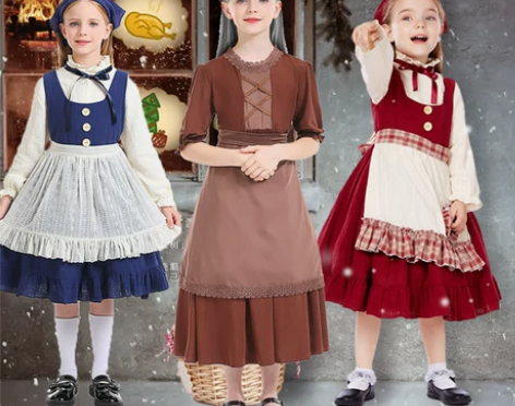 就舞台表演穿了一次，蓝色的，商贩服装，带帽...